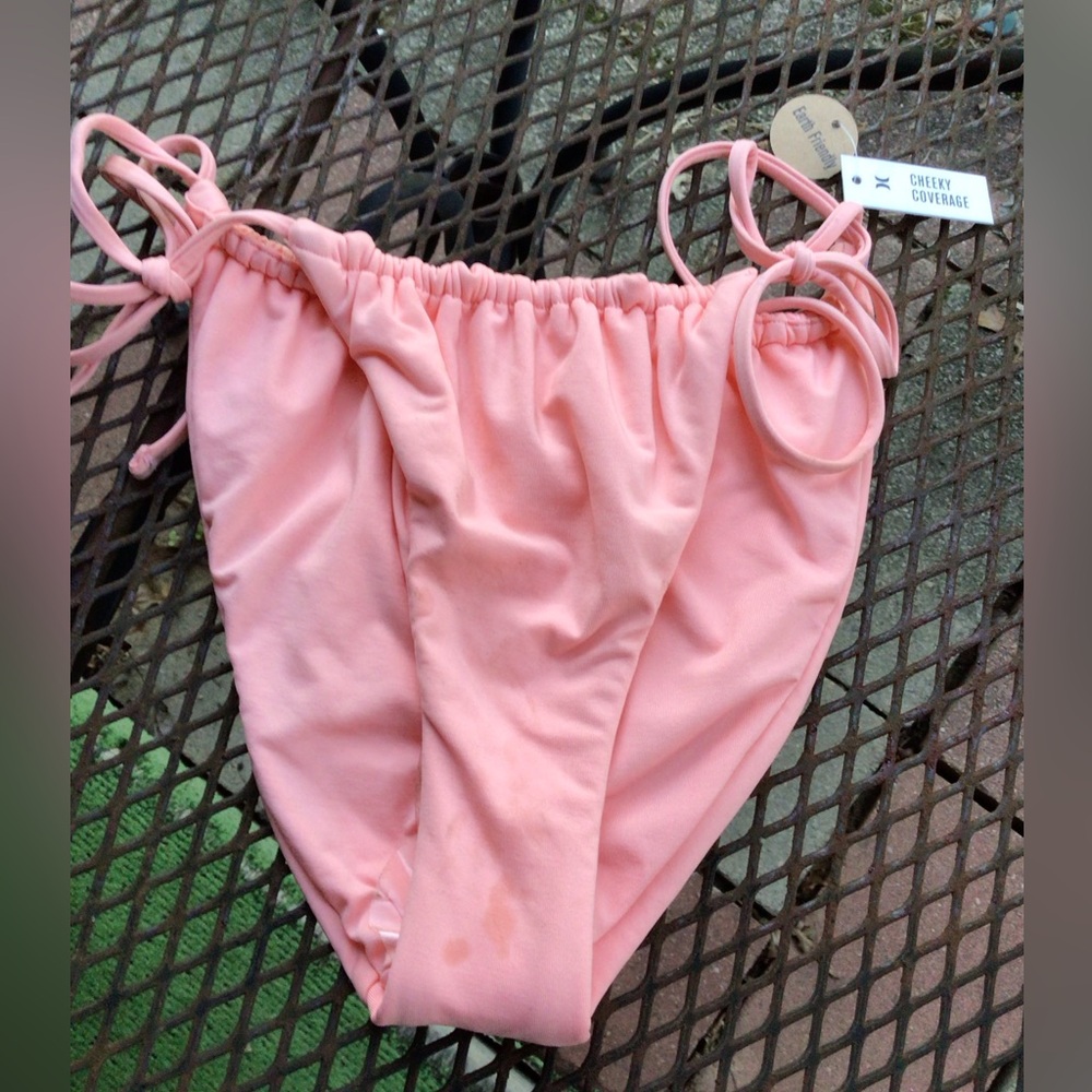 Hurley Peach Pink Bikini Bottom Size S